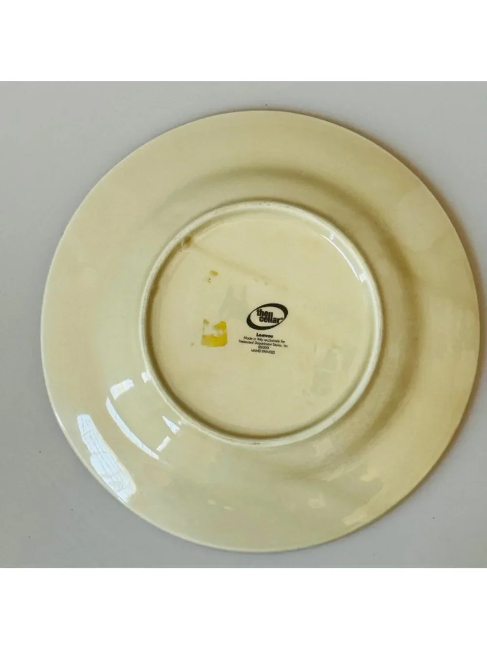 THE CELLER LEAVES  Dessert / Bread plate Hand Painted